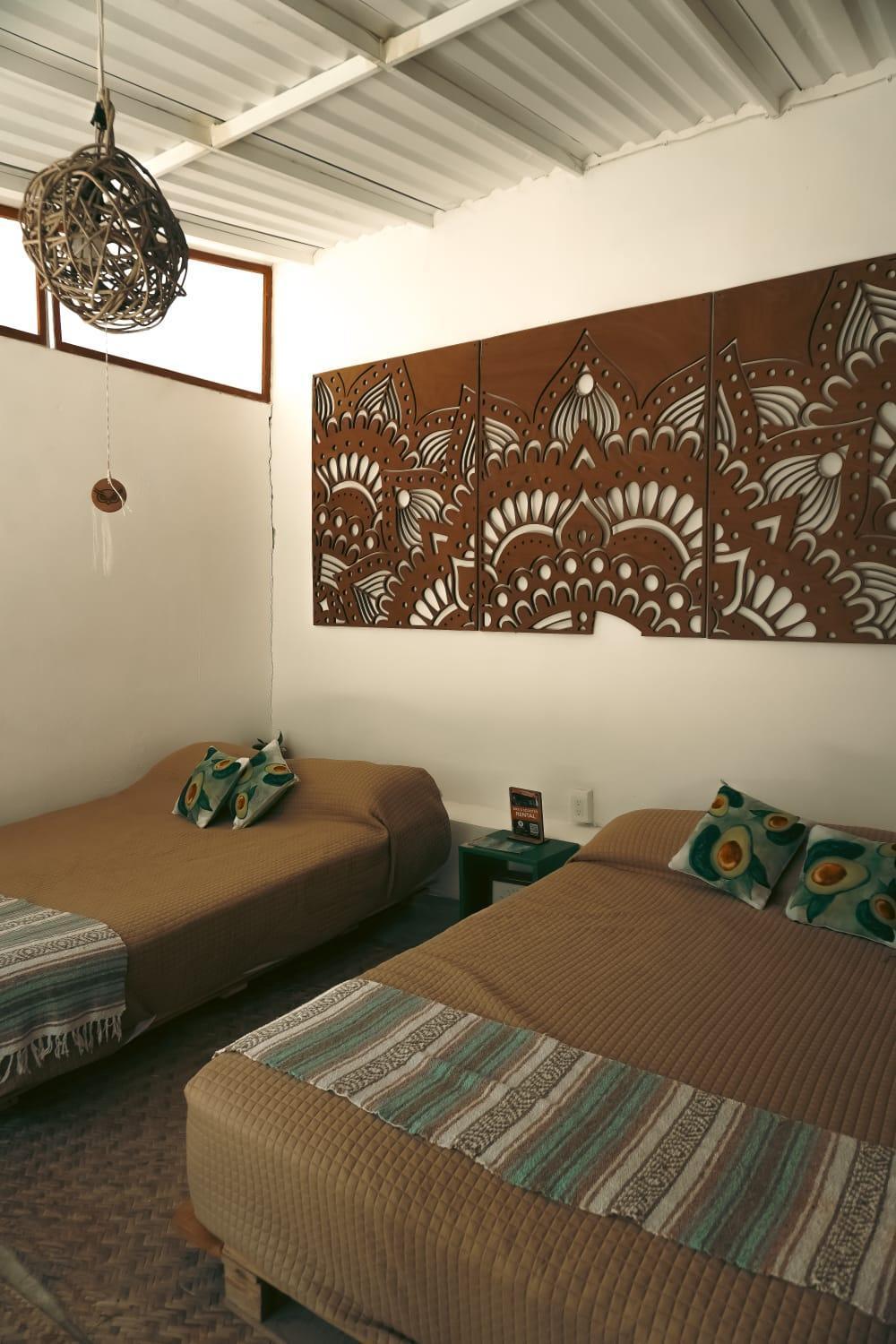El Buho Bacalar Eco-Cabanas Hostal Luaran gambar